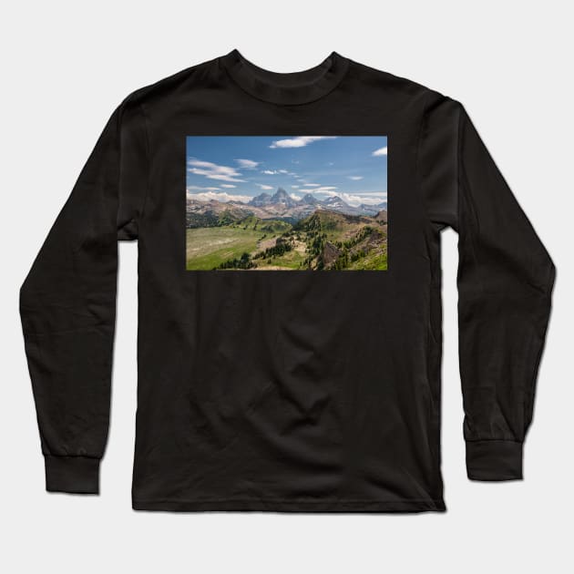 Different View of Tetons Long Sleeve T-Shirt by StacyWhite